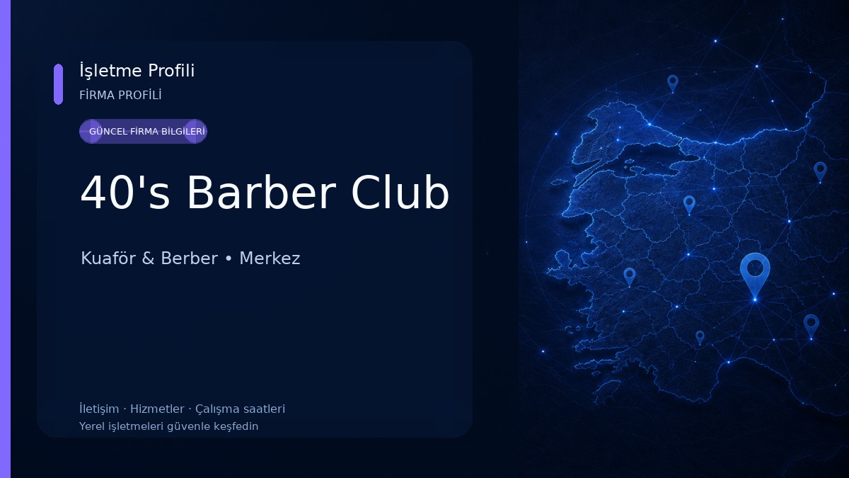 40's Barber Club 