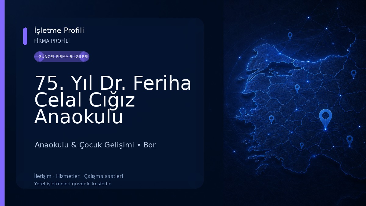 75. Yıl Dr. Feriha Celal Cığız Anaokulu