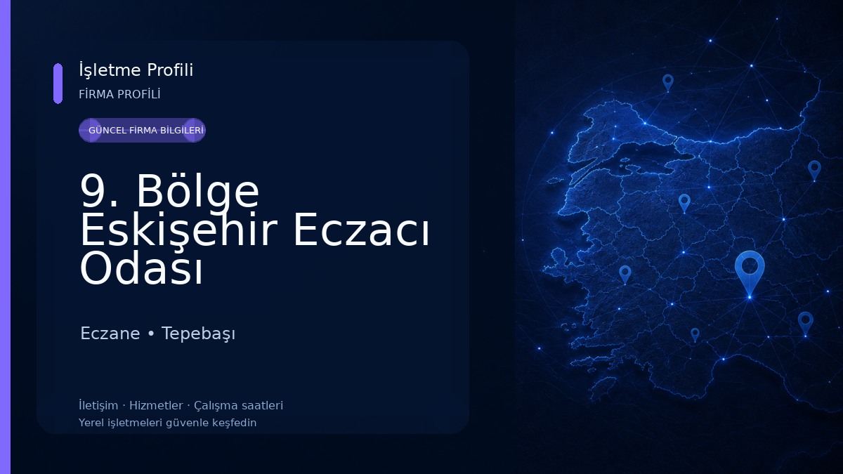 9. Bölge Eskişehir Eczacı Odası