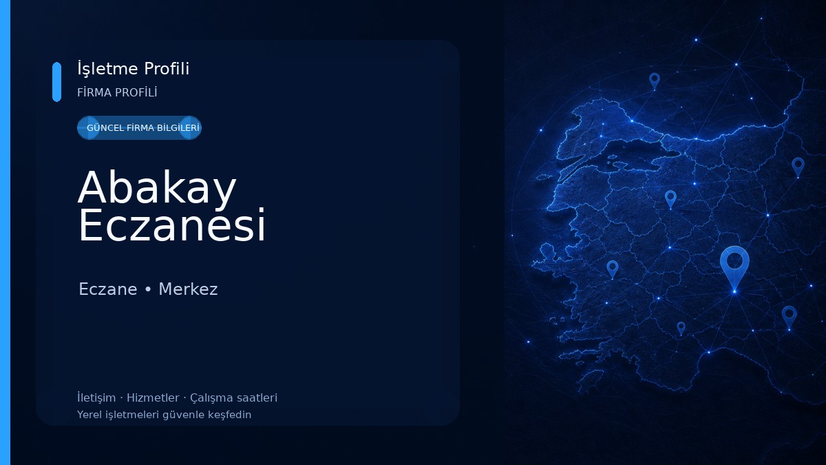 Abakay Eczanesi Eczane