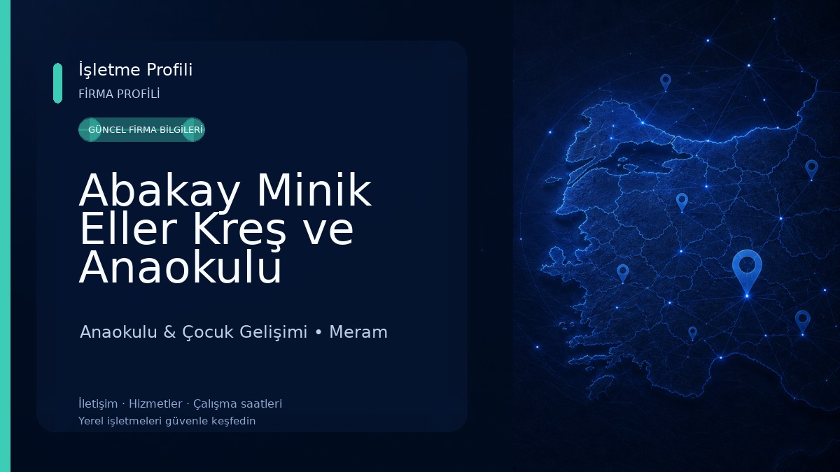 Abakay Minik Eller Kreş ve Anaokulu Anaokulu & Çocuk Gelişimi