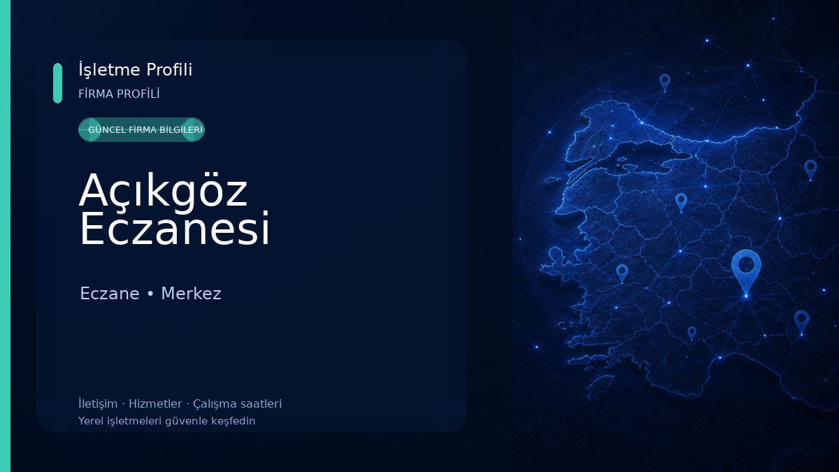 Açıkgöz Eczanesi