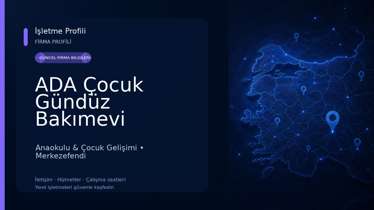 ADA Çocuk Gündüz Bakımevi Anaokulu & Çocuk Gelişimi