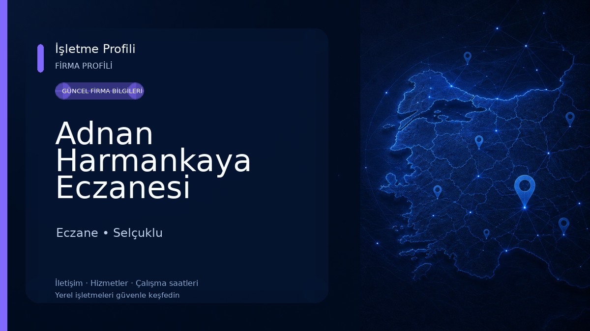 Adnan Harmankaya Eczanesi Eczane