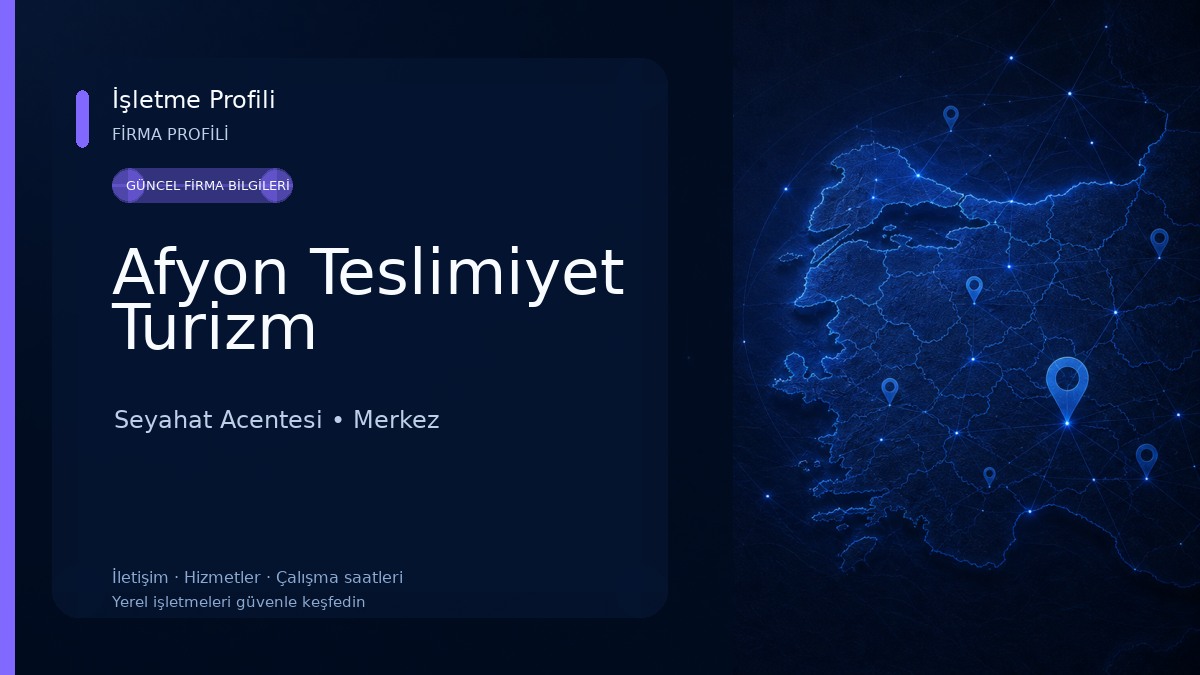 Afyon Teslimiyet Turizm 