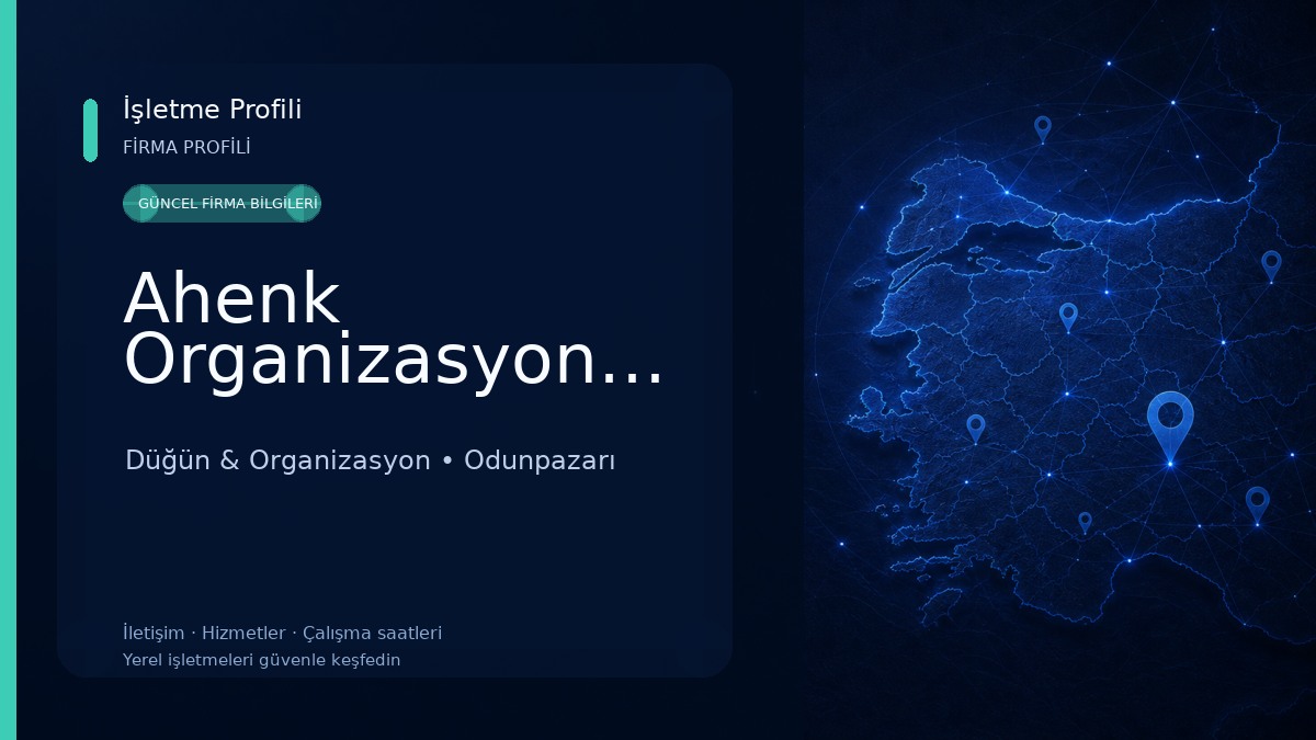 Ahenk Organizasyon&Davet