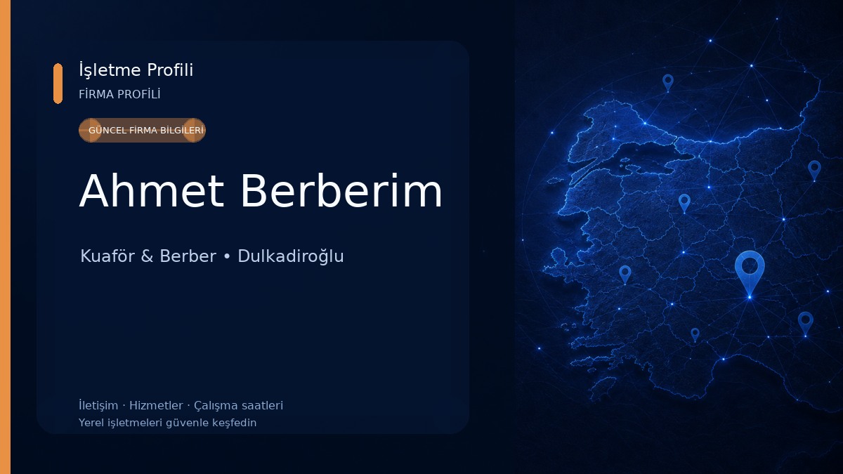 Ahmet Berberim