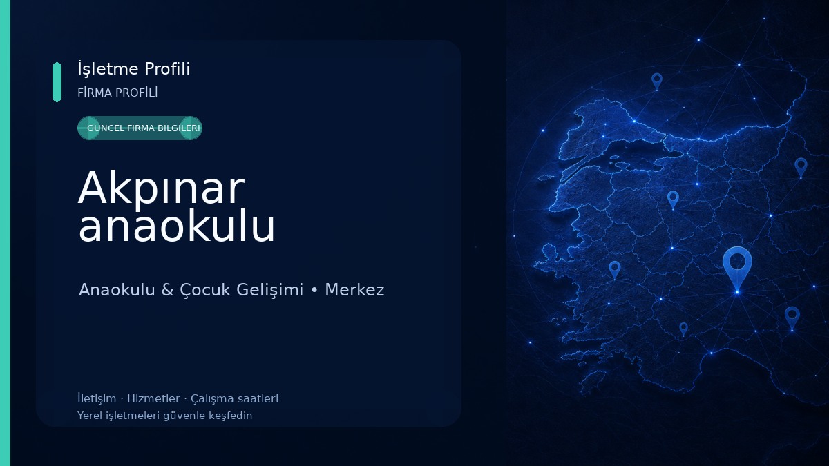 Akpınar anaokulu 