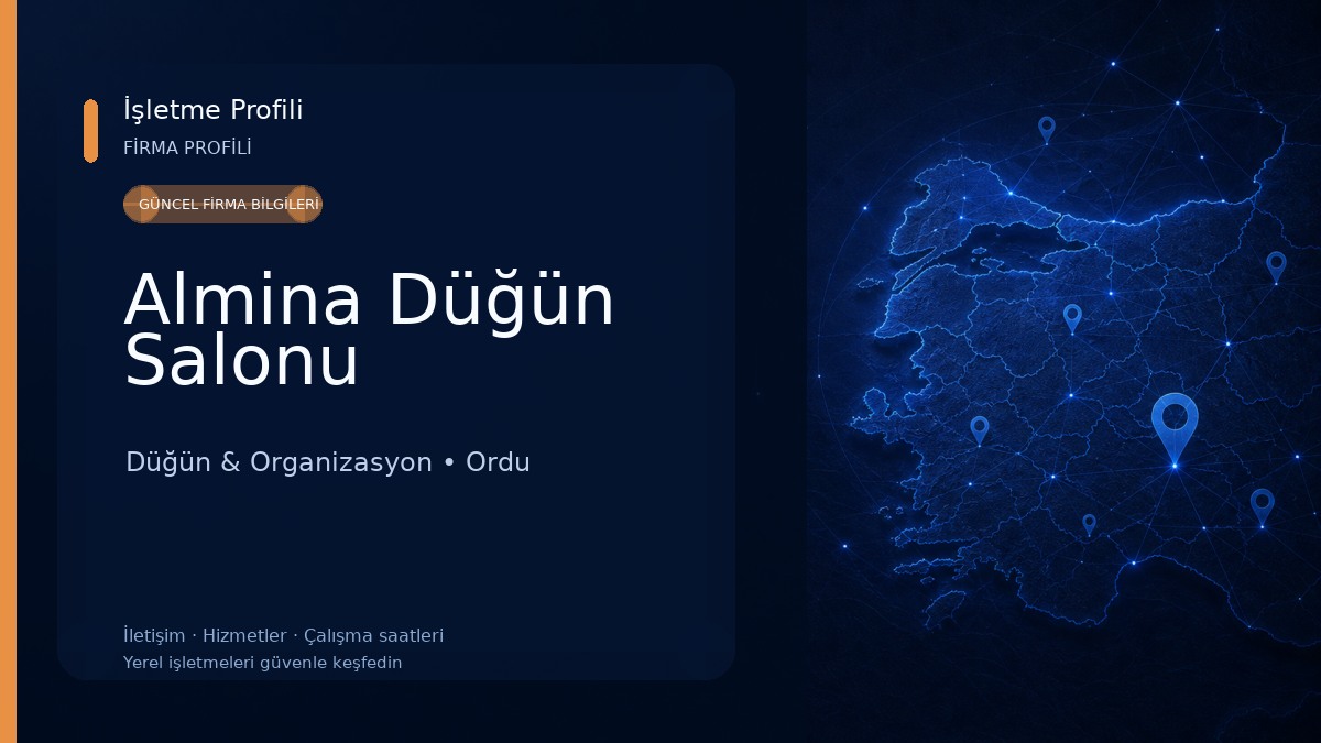 Almina Düğün Salonu Düğün & Organizasyon