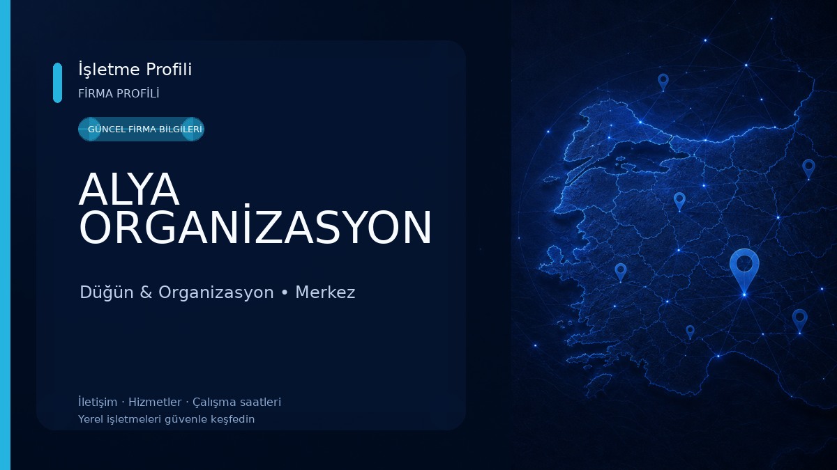 ALYA ORGANİZASYON 