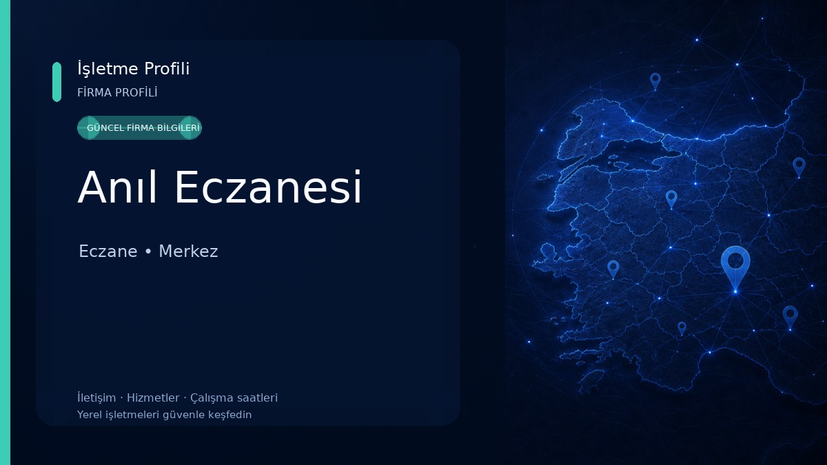 Anıl Eczanesi Eczane