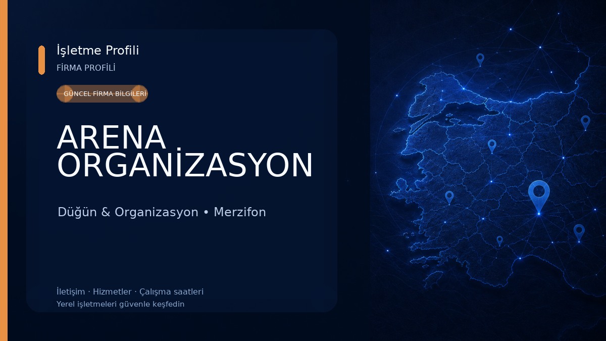 ARENA ORGANİZASYON Düğün & Organizasyon
