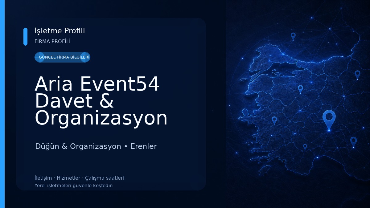 Aria Event54 Davet & Organizasyon Düğün & Organizasyon