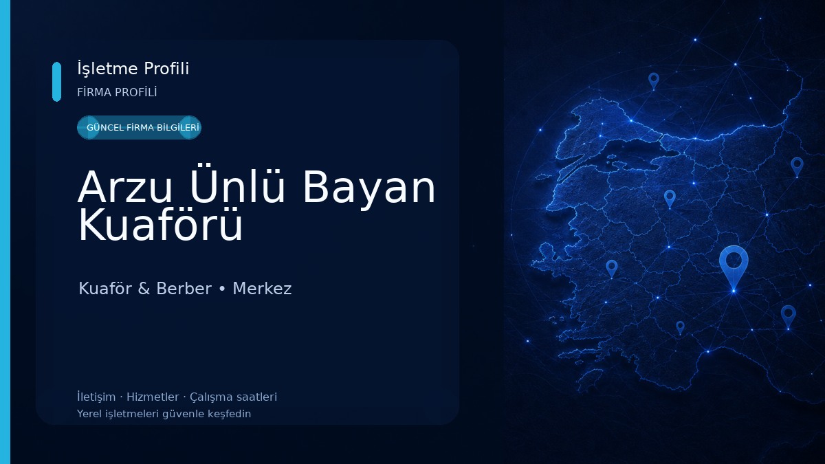 Arzu Ünlü Bayan Kuaförü Kuaför & Berber