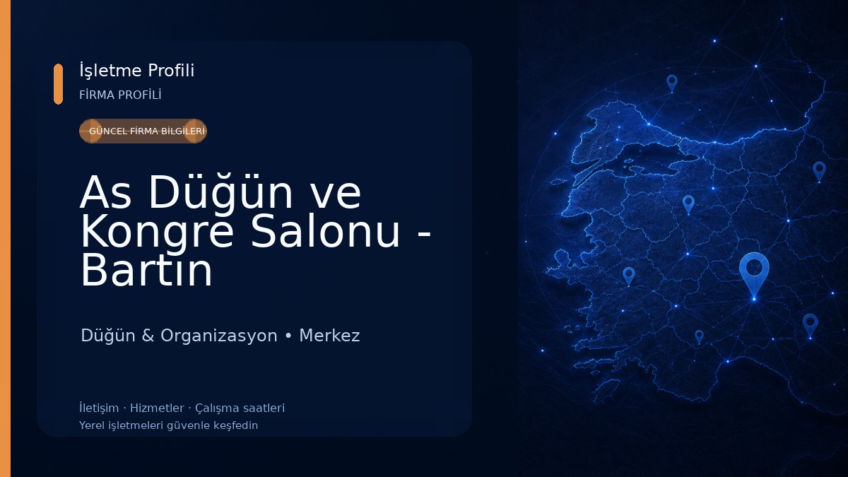 As Düğün ve Kongre Salonu - Bartın Düğün & Organizasyon