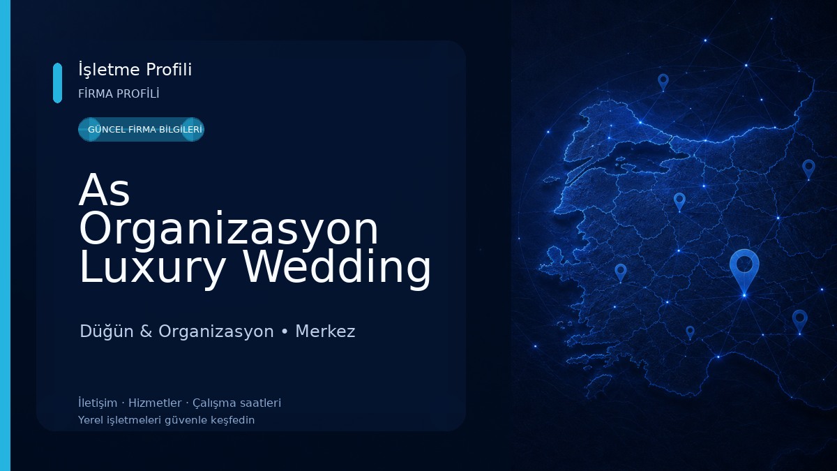 As Organizasyon Luxury Wedding Showroom