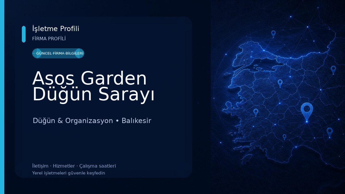 Asos Garden Düğün Sarayı Düğün & Organizasyon