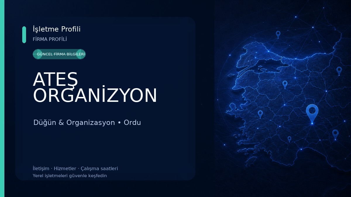 ATEŞ ORGANİZYON Düğün & Organizasyon