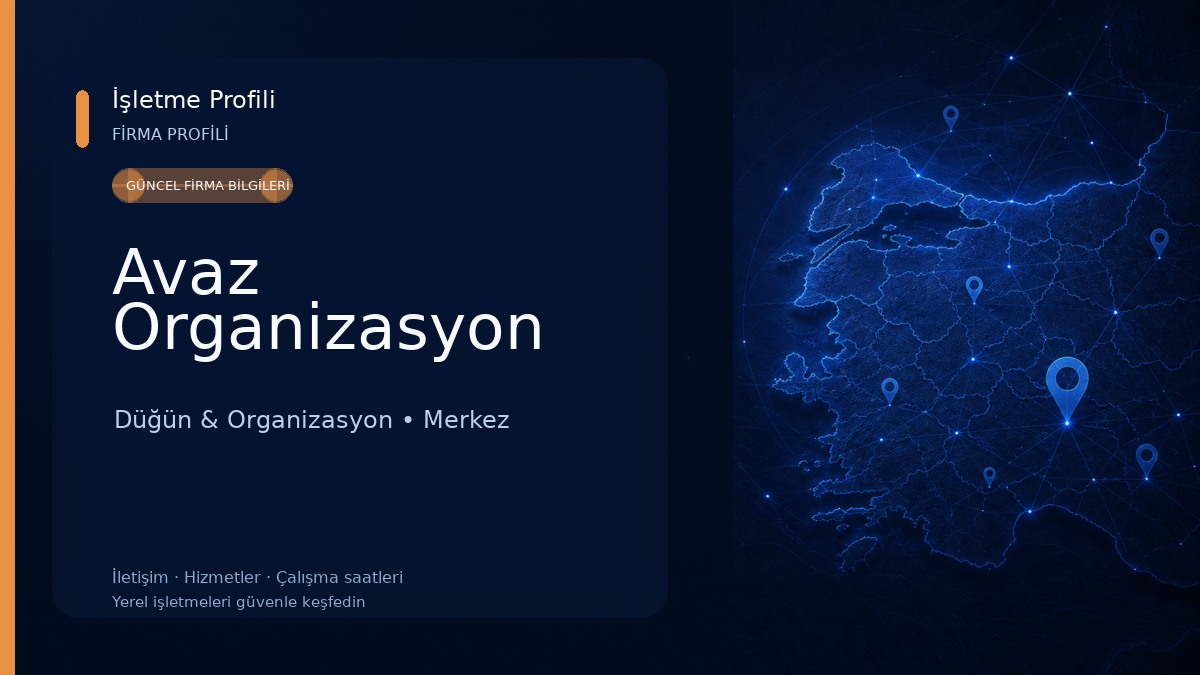 Avaz Organizasyon Düğün & Organizasyon