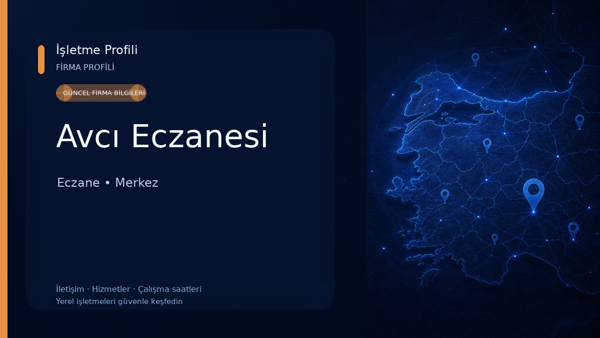 Avcı Eczanesi Eczane