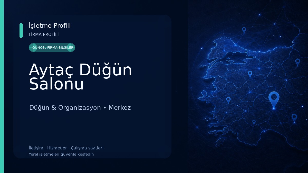 Aytaç Düğün Salonu Düğün & Organizasyon