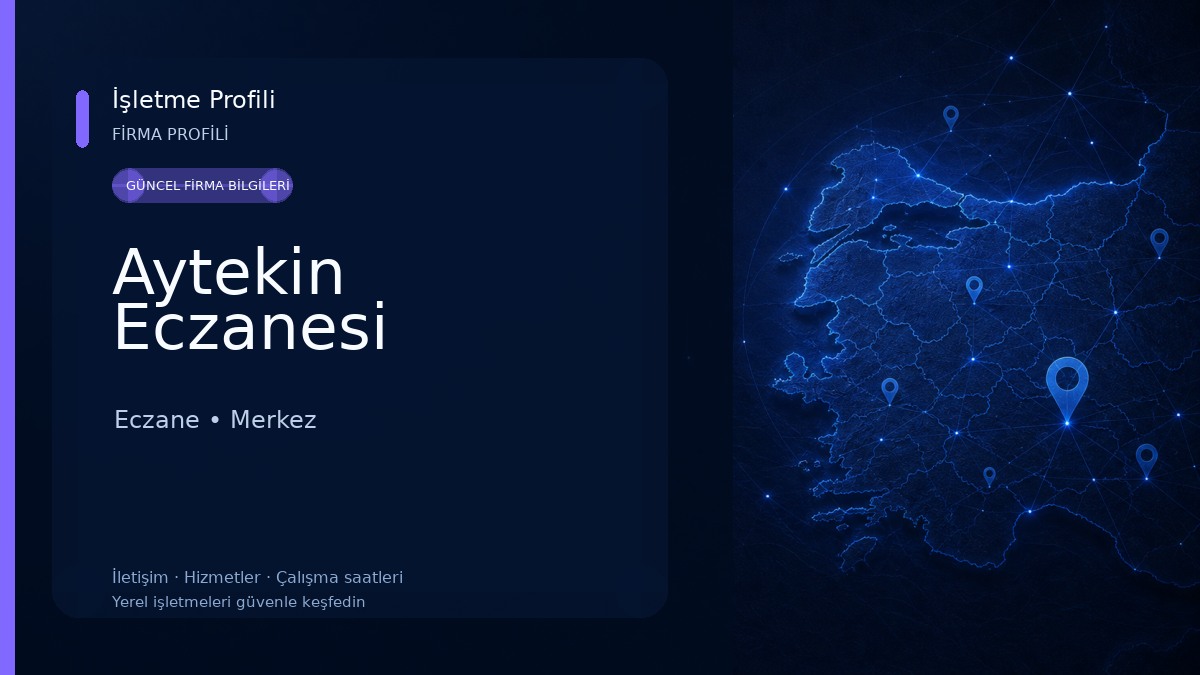 Aytekin Eczanesi Eczane