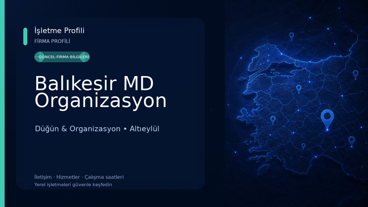 Balıkesir MD Organizasyon Düğün & Organizasyon