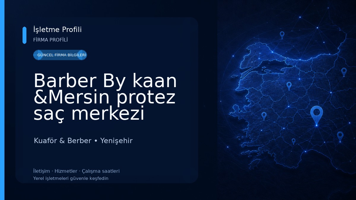 Barber By kaan &Mersin protez saç merkezi
