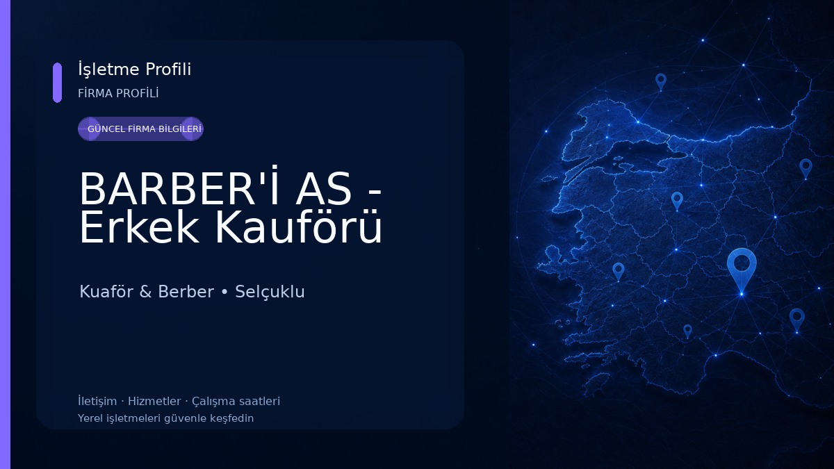 BARBER'İ AS - Erkek Kauförü Kuaför & Berber