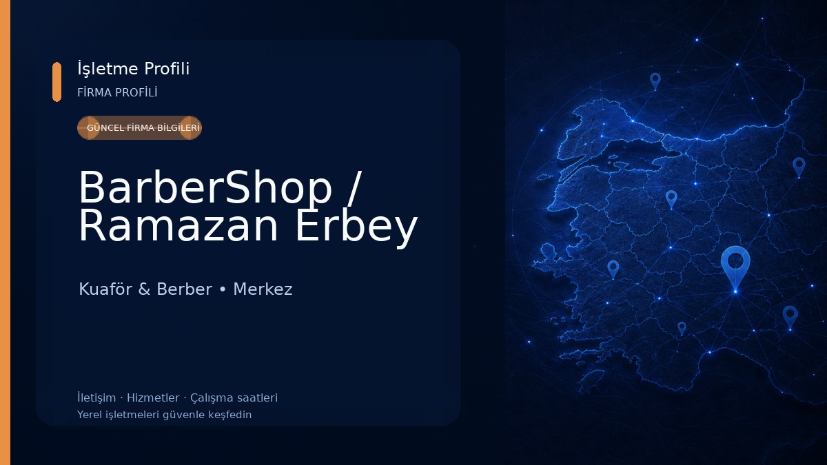BarberShop / Ramazan Erbey