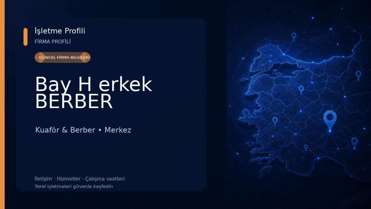 Bay H erkek BERBER Kuaför & Berber