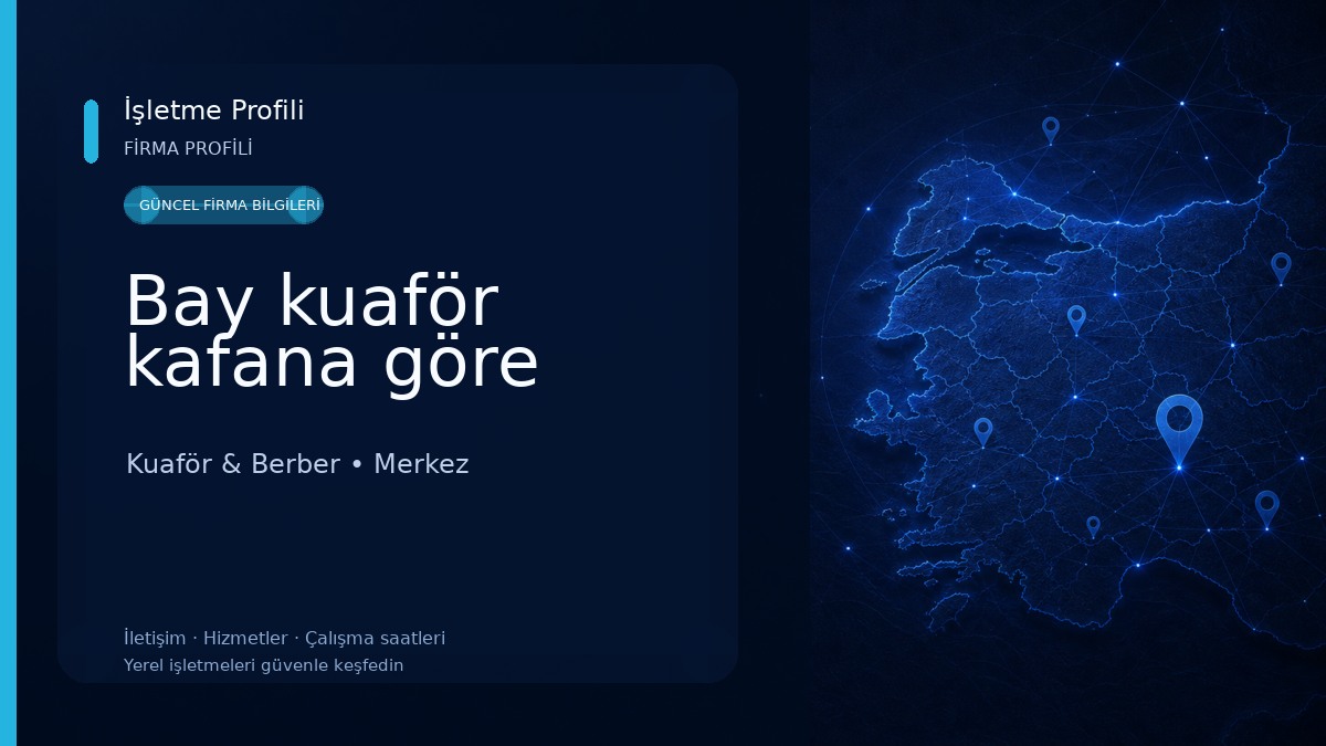 Bay kuaför kafana göre
