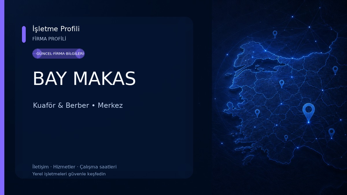BAY MAKAS Kuaför & Berber