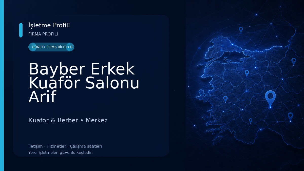 Bayber Erkek Kuaför Salonu Arif