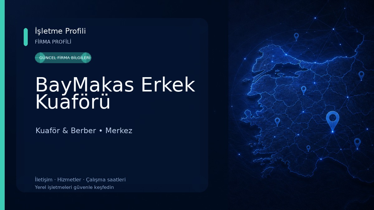BayMakas Erkek Kuaförü Kuaför & Berber