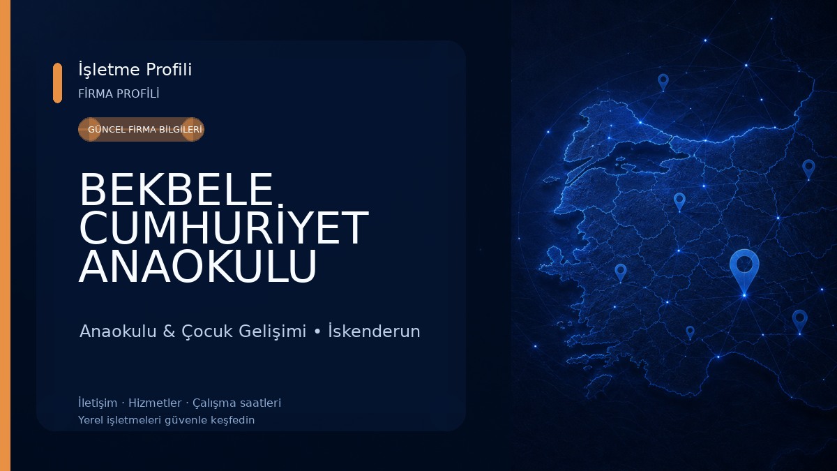BEKBELE CUMHURİYET ANAOKULU Anaokulu & Çocuk Gelişimi