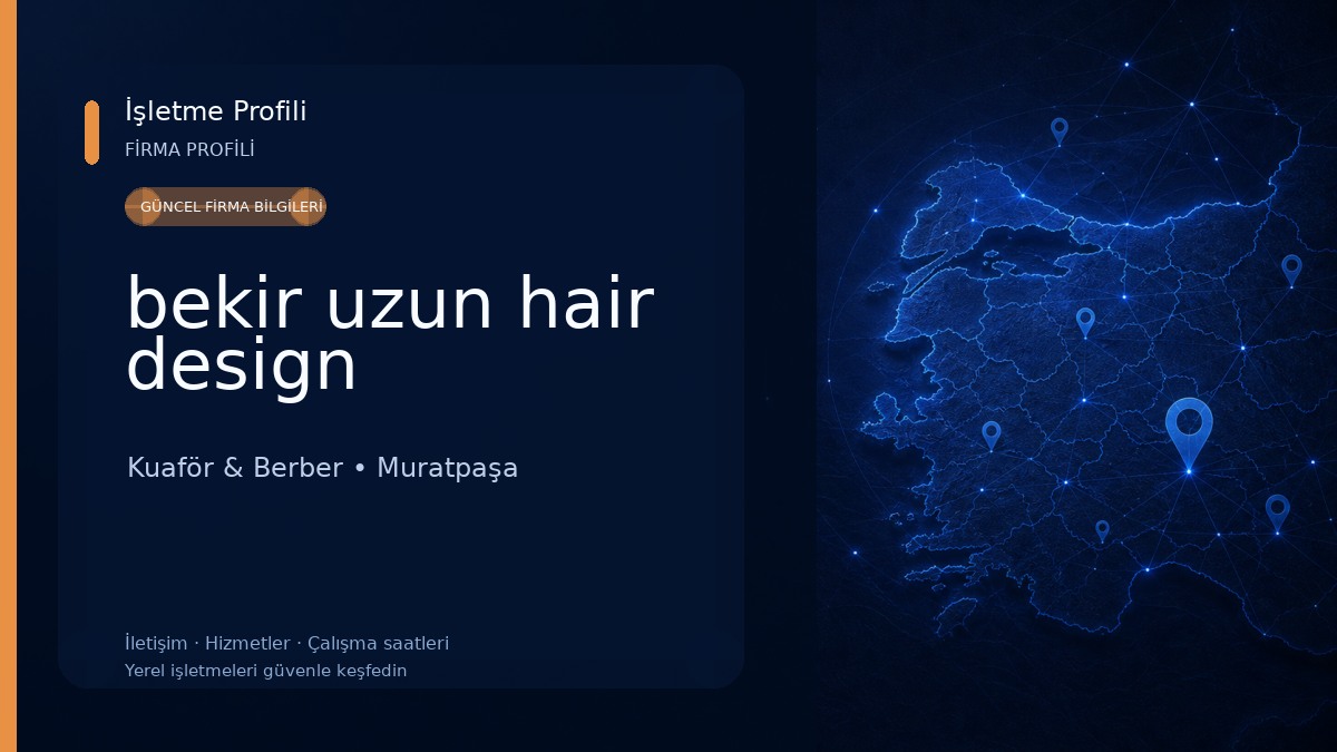 bekir uzun hair design Kuaför & Berber