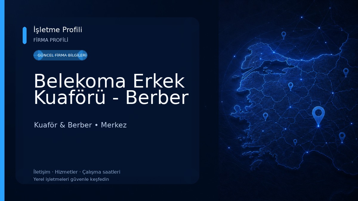 Belekoma Erkek Kuaförü - Berber 