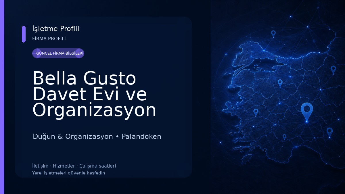 Bella Gusto Davet Evi ve Organizasyon Düğün & Organizasyon