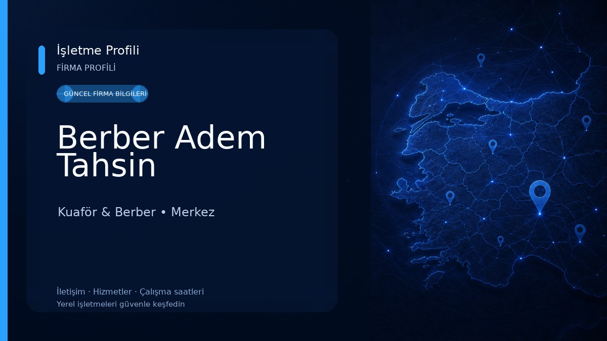 Berber Adem Tahsin Kuaför & Berber