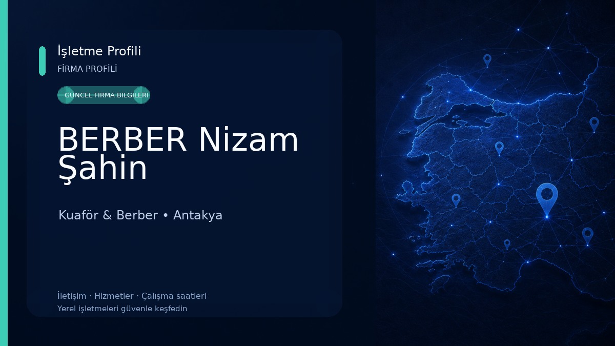 BERBER Nizam Şahin Kuaför & Berber
