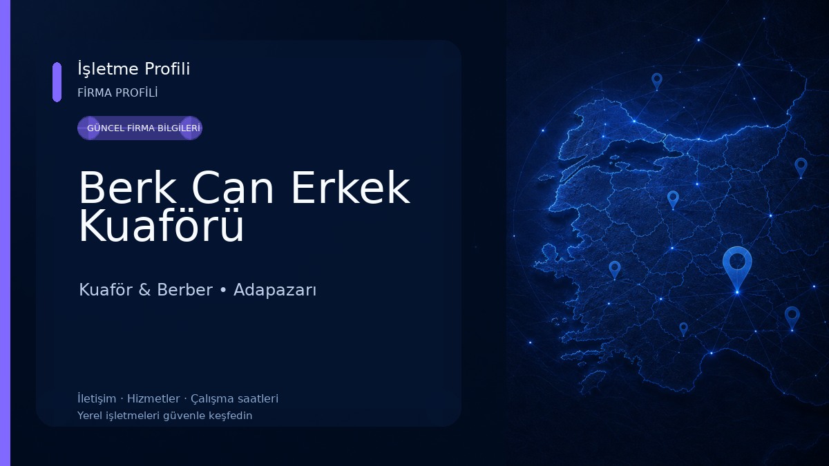 Berk Can Erkek Kuaförü