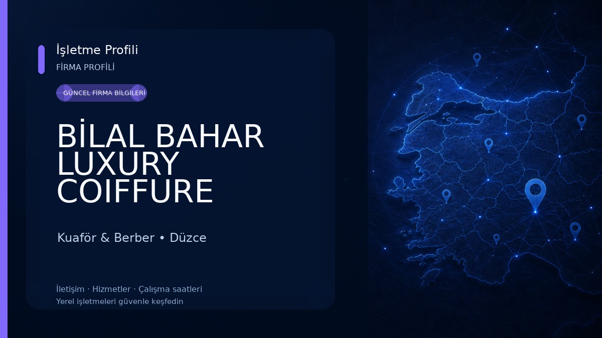 BİLAL BAHAR LUXURY COIFFURE