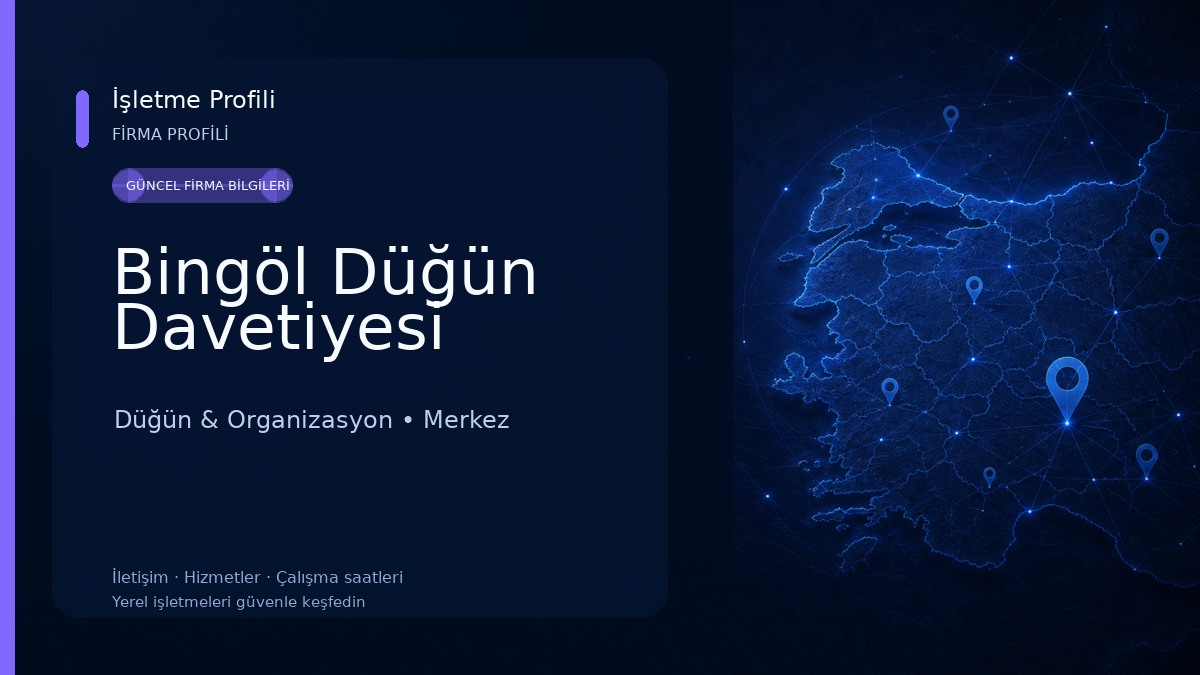 Bingöl Düğün Davetiyesi 