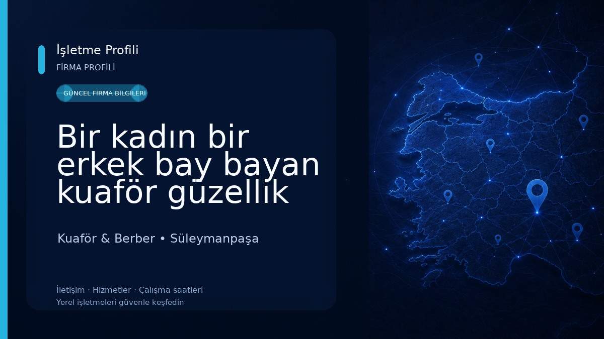 Bir kadın bir erkek bay bayan kuaför güzellik salonu