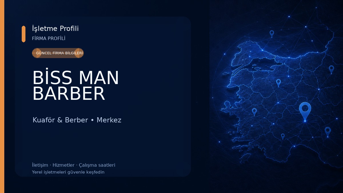 BİSS MAN BARBER Kuaför & Berber