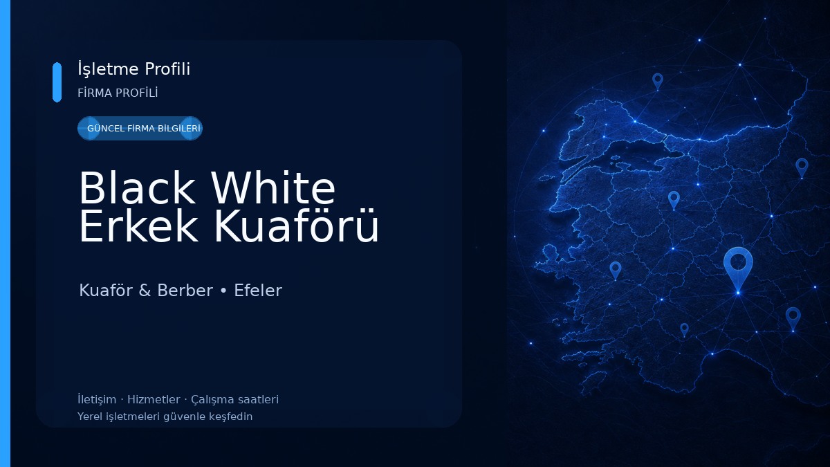 Black White Erkek Kuaförü Kuaför & Berber