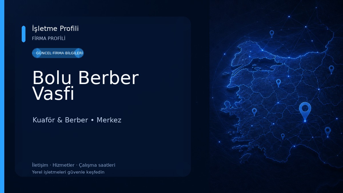 Bolu Berber Vasfi Kuaför & Berber