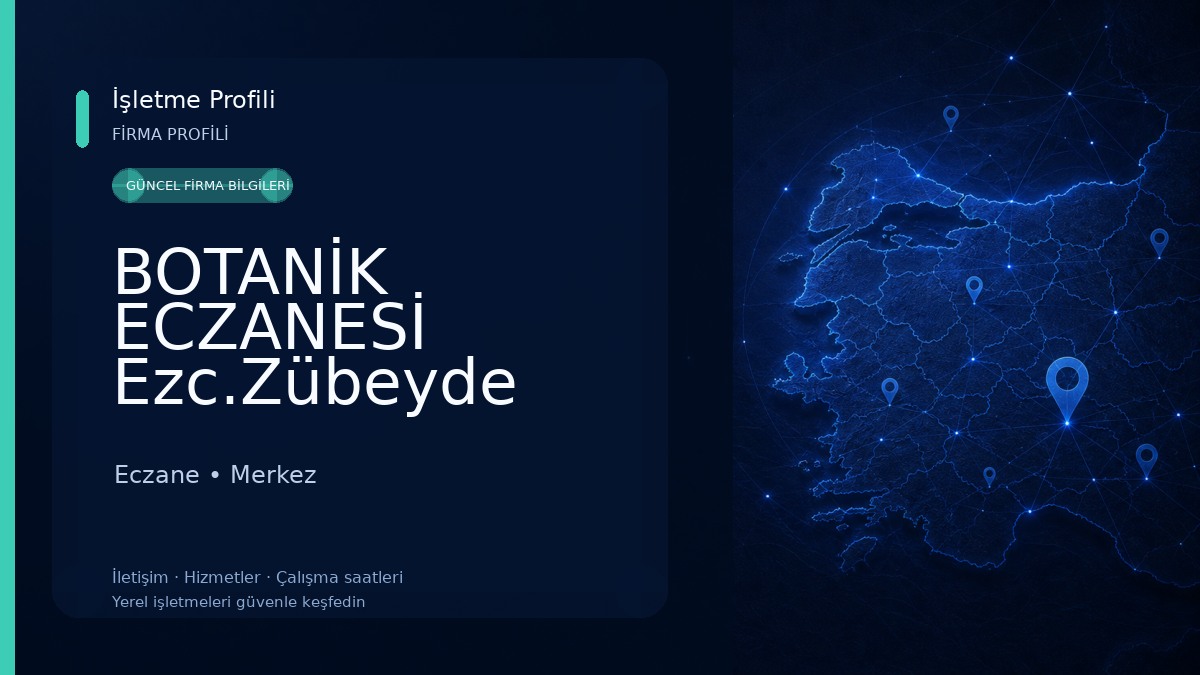 BOTANİK ECZANESİ Ezc.Zübeyde Gültekin Tural