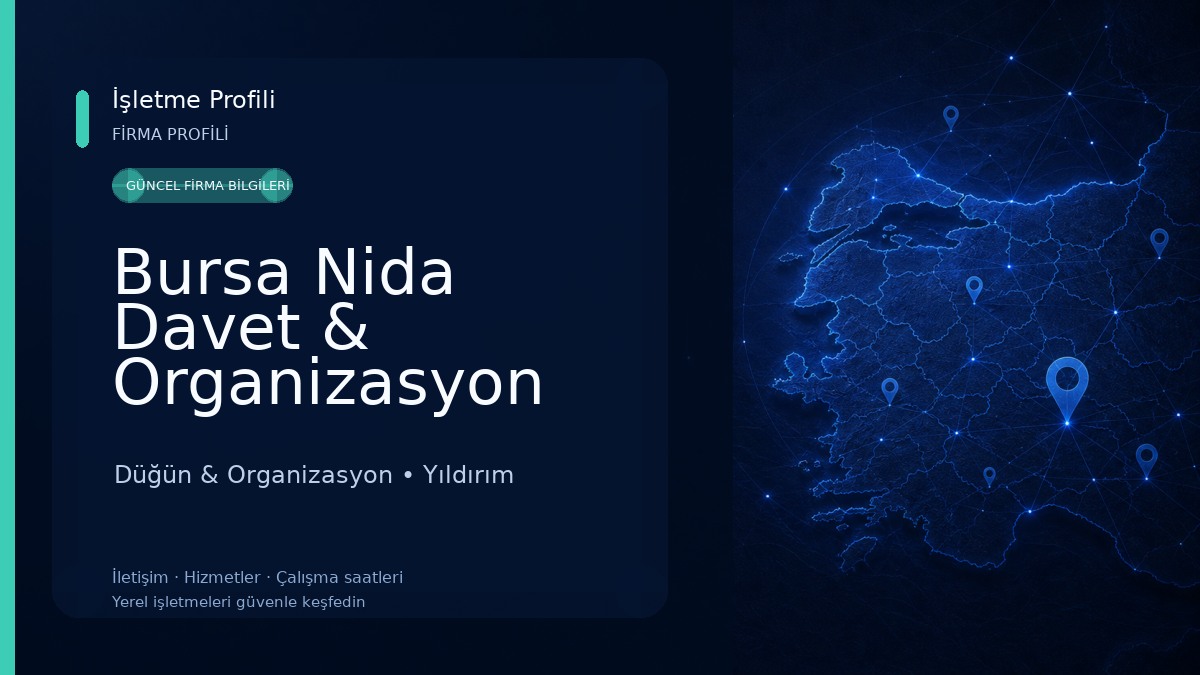 Bursa Nida Davet & Organizasyon